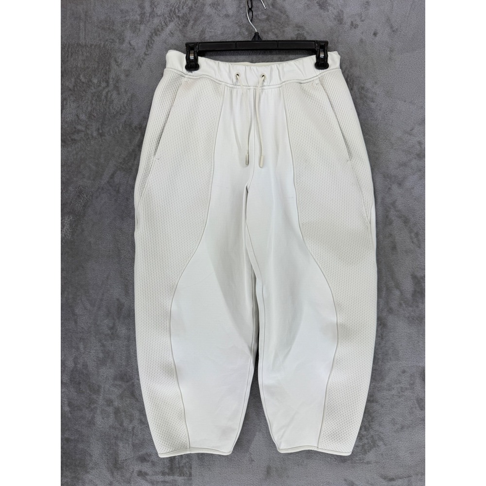 Lululemon Lab Panelled Mesh Jogger Pants Bone White Small LW5FBSS High Rise